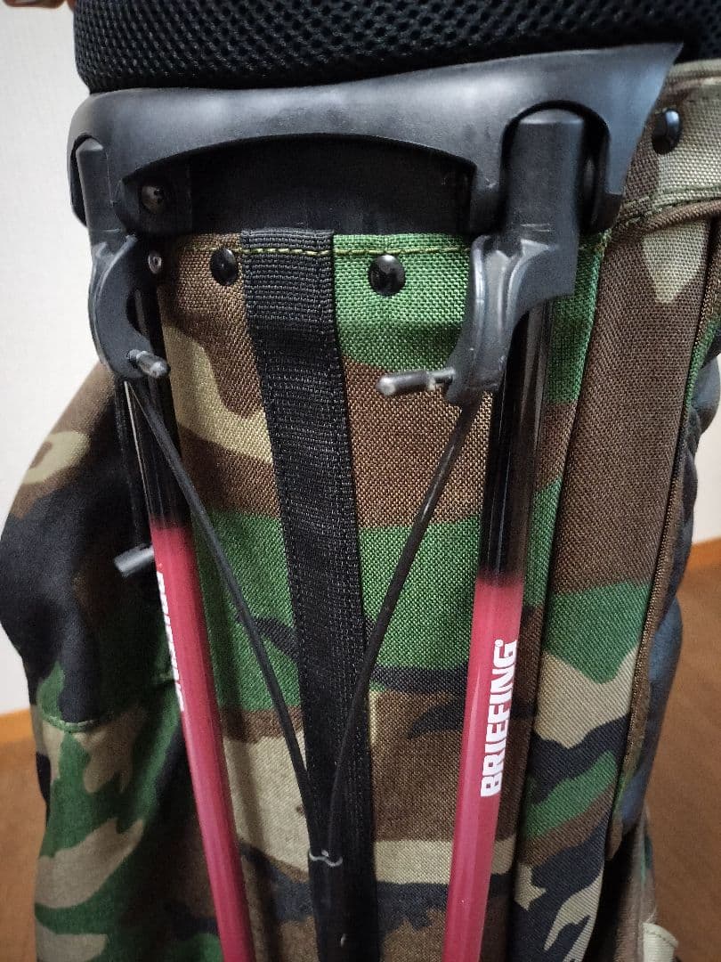 ブリーフィング ビームスゴルフ 迷彩 カモフラ BRIEFING キャディバッグ