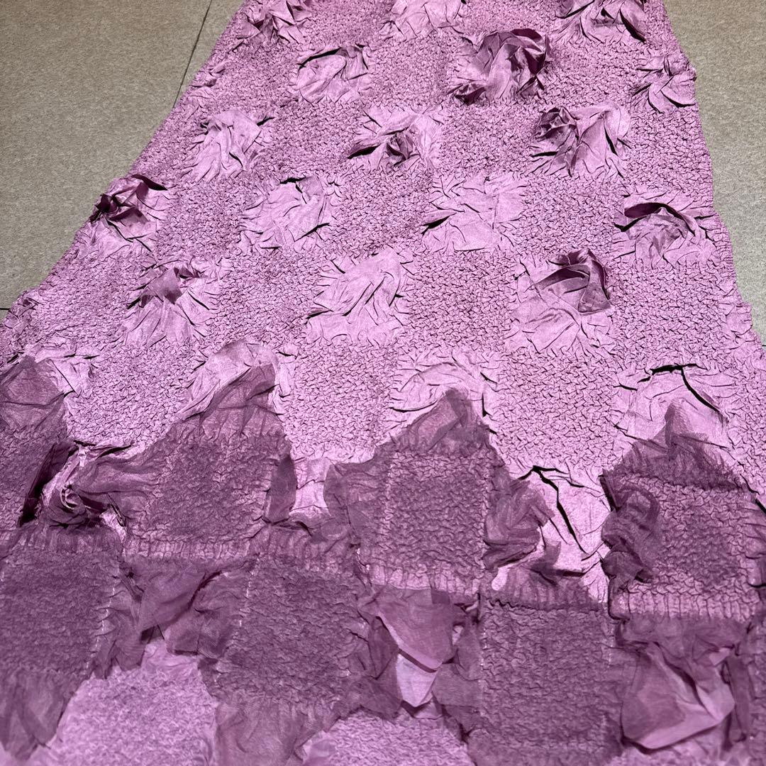 Peplum Yoshiki Hishinuma ロングスカート　プリーツ　紫