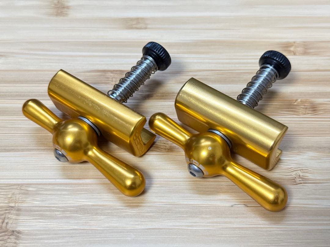 Ridea リデア Brompton用ヒンジクランプ ゴールド