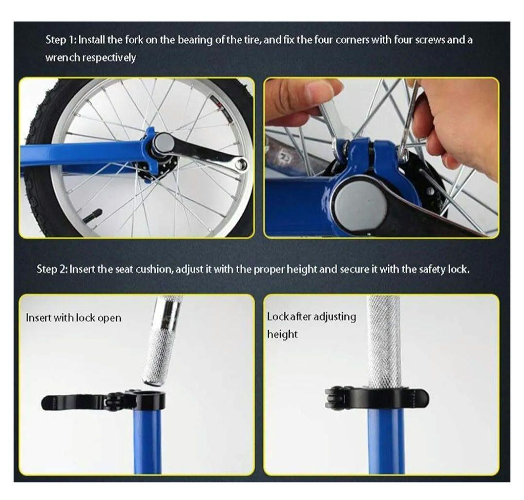 【新品未使用】24インチホイール一輪車