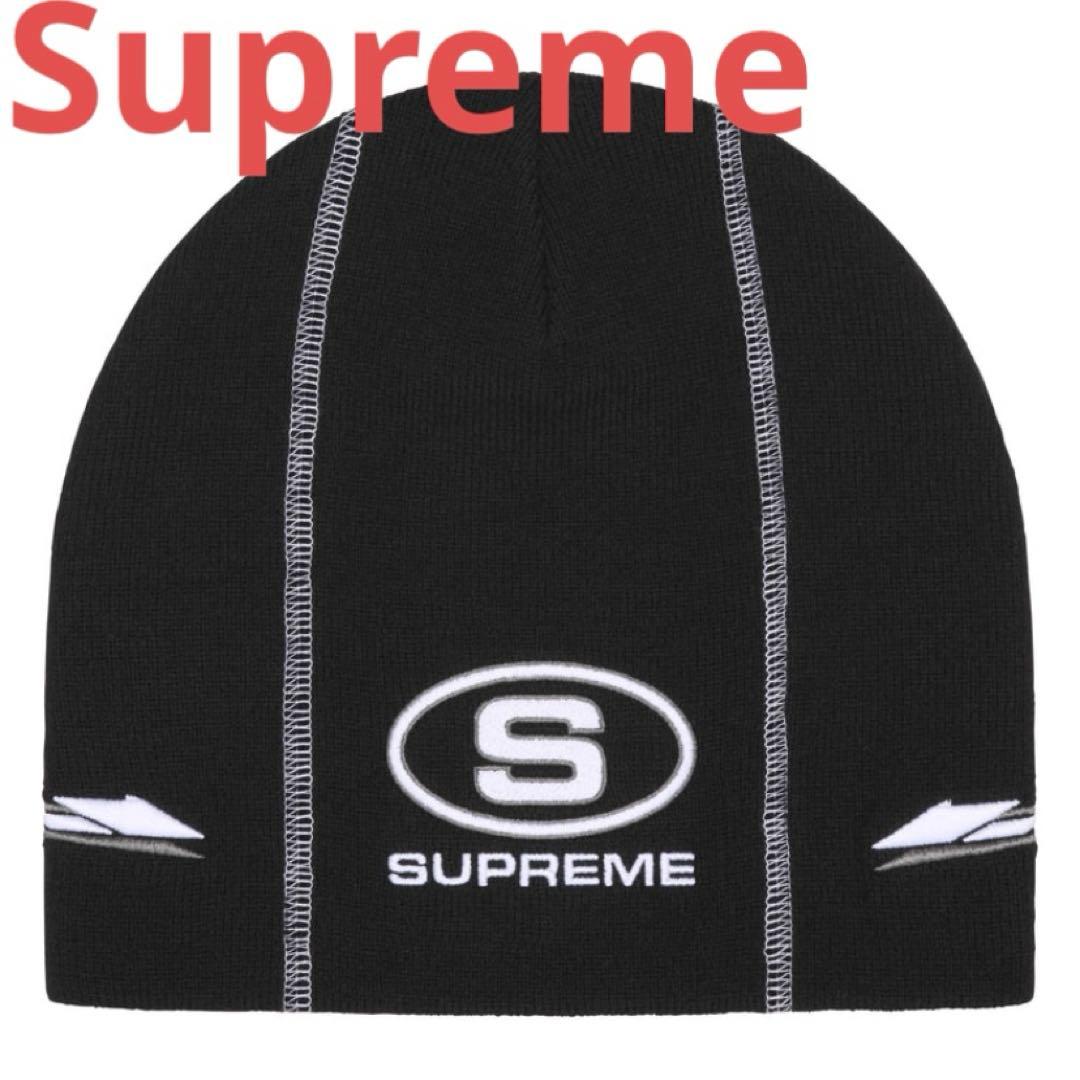 Supreme Racing Panel Beanie Black - メルカリ