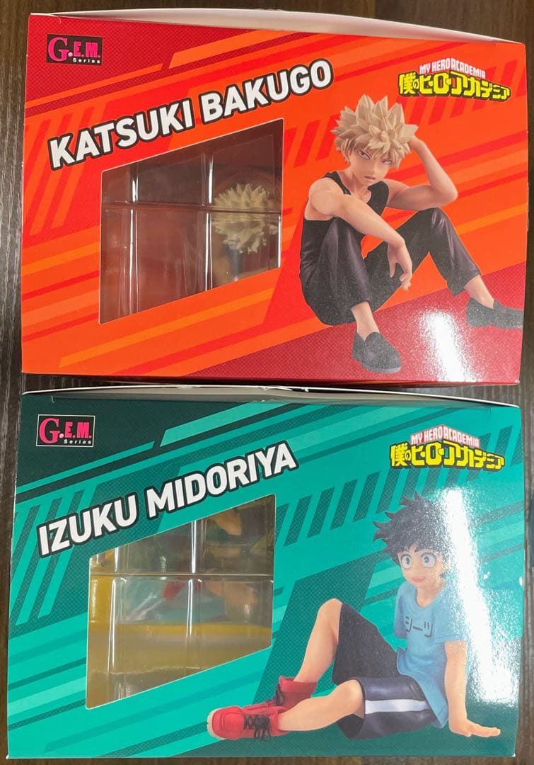 僕のヒーローアカデミア フィギュア てのひら 緑谷出久 爆豪勝己2体セット