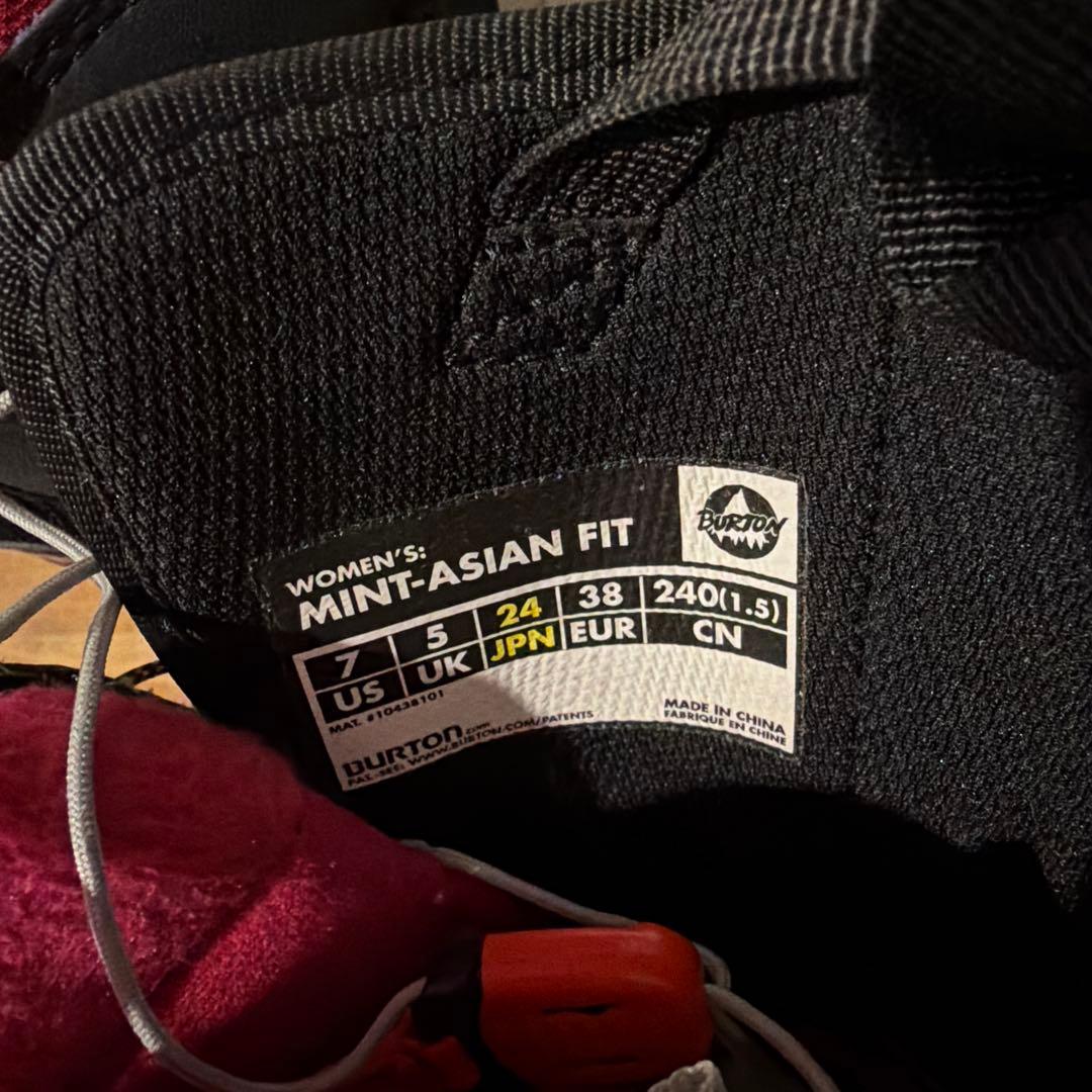 バートン ミント　スノーボードブーツ 24.0cm