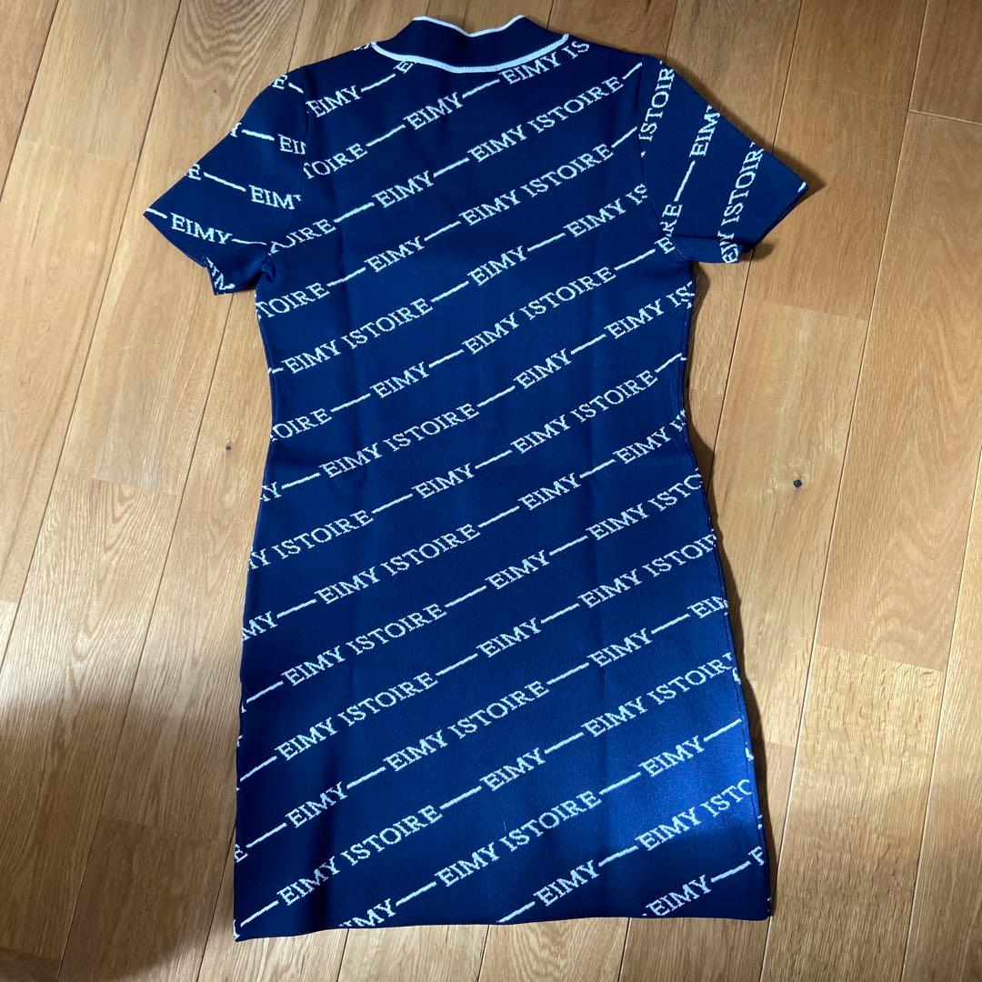 EIMY GOLF ロゴプリント ワンピース 半袖