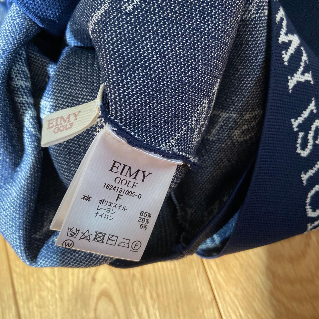 EIMY GOLF ロゴプリント ワンピース 半袖