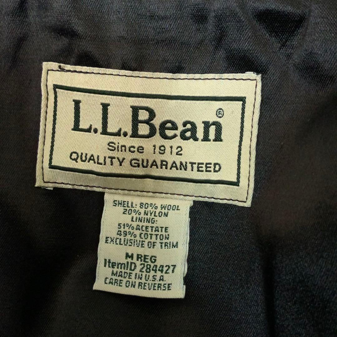 極美品 L.L.Bean 米国製 オーセンティックウールジャケット M