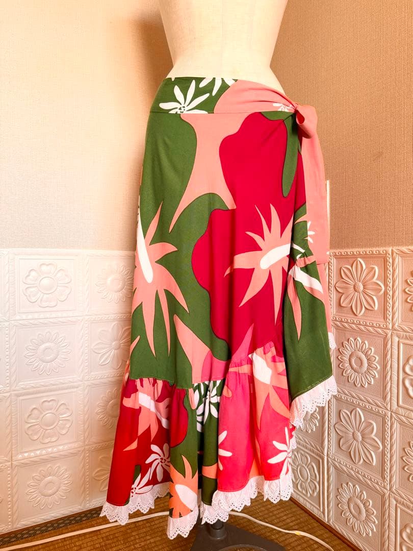 ミコタヒチ アシメトリースカート mico tahiti