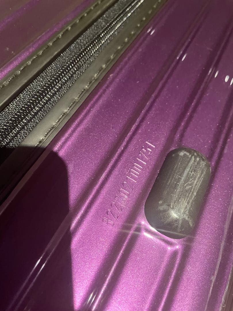 格安！RIMOWAスーツケース (サルサエアー　65L パープル)
