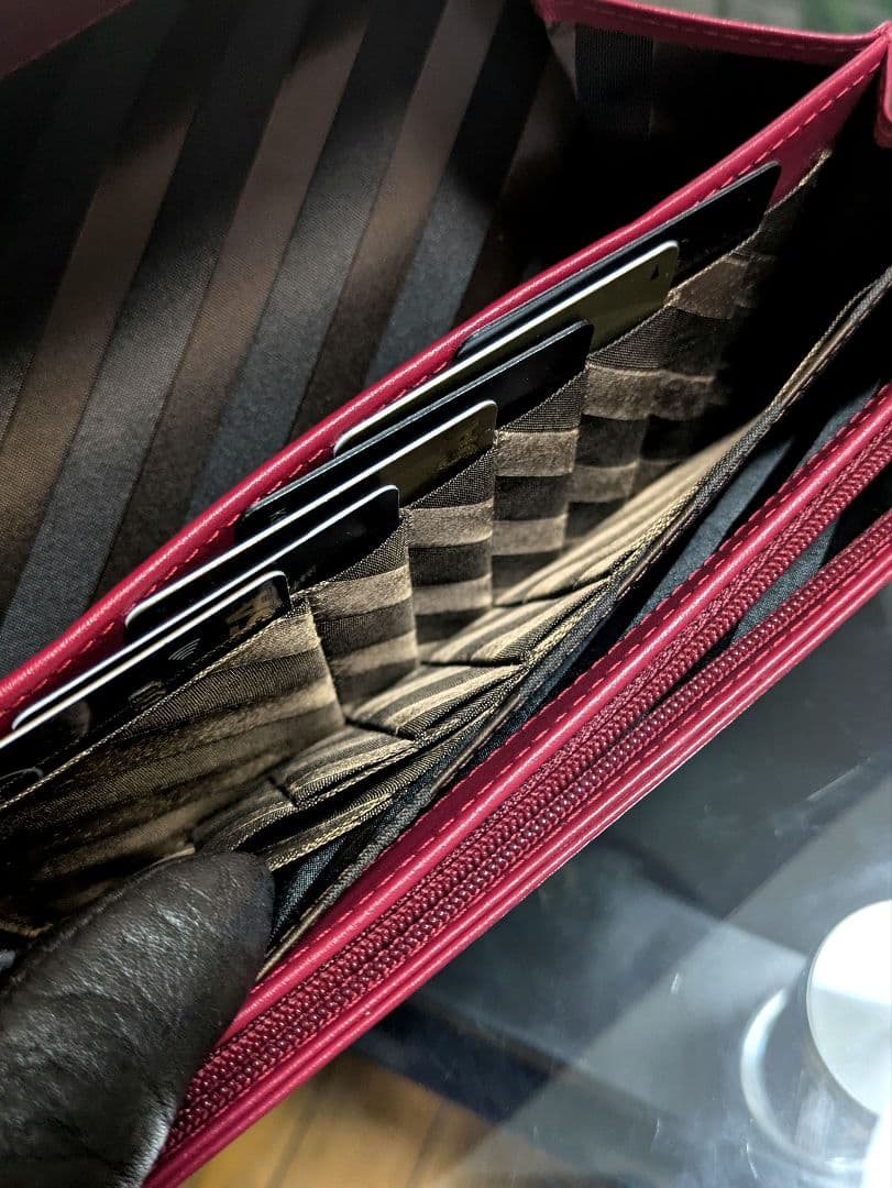 ♦️新品未使用品♦️Sanpo三宝コッコクリスターロ ♦️クロコ長財布