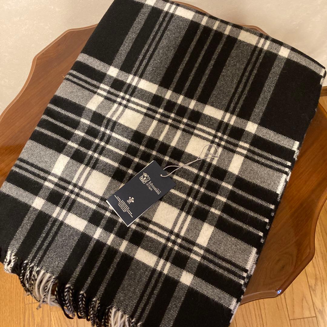 【新品未使用】Johnstons of Elginカシミヤ大判ストール