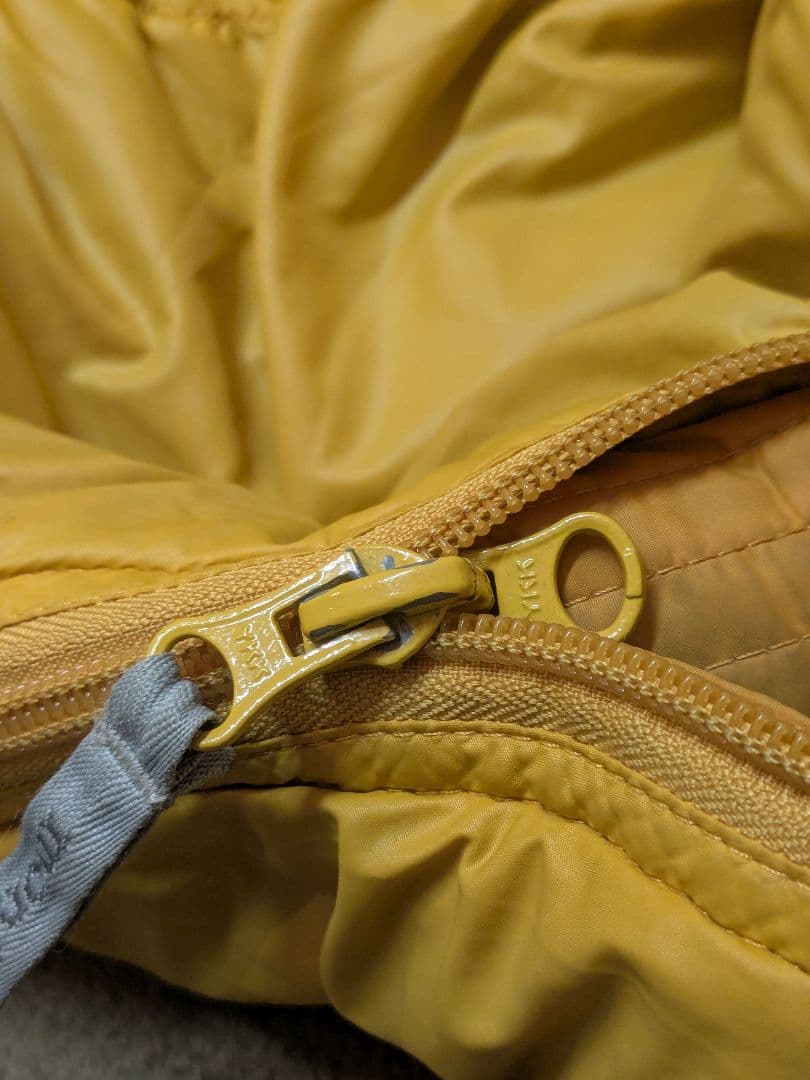 モンベル スパイラルダウンハガー650 #2 左ジッパーイエロー