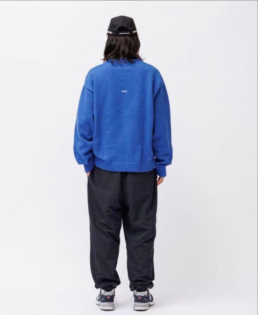 WTAP SIGN SWEATER POLY 2024AW ブルー - メルカリ