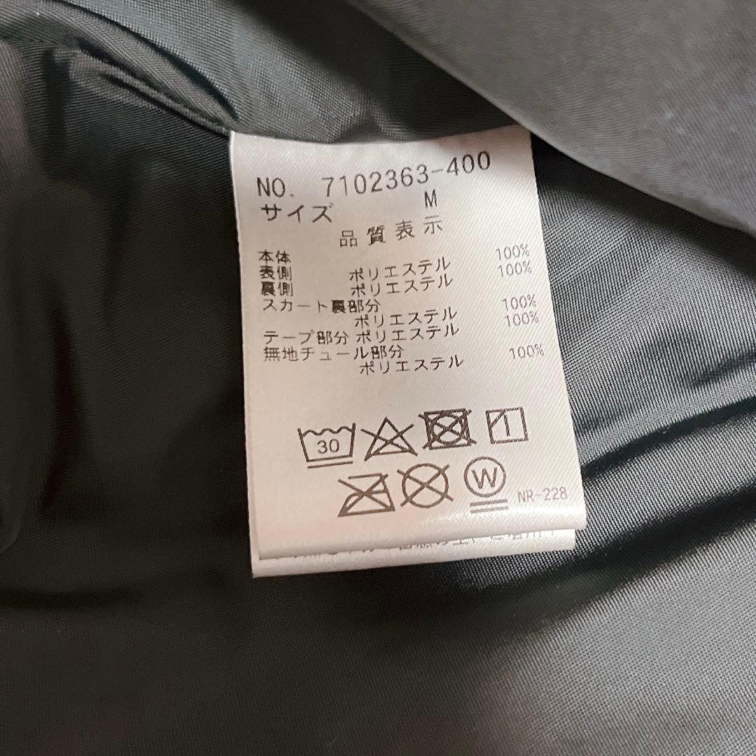 美品✨アナスイミニ　バラ刺繍重ねチュールドレス　パープル　Mサイズ