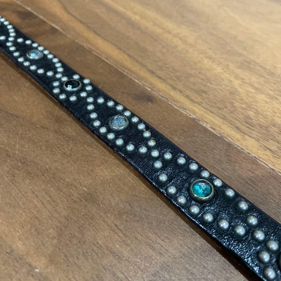 HTC ナロースタッズベルト マルチストーン 32inch TENDERLOIN