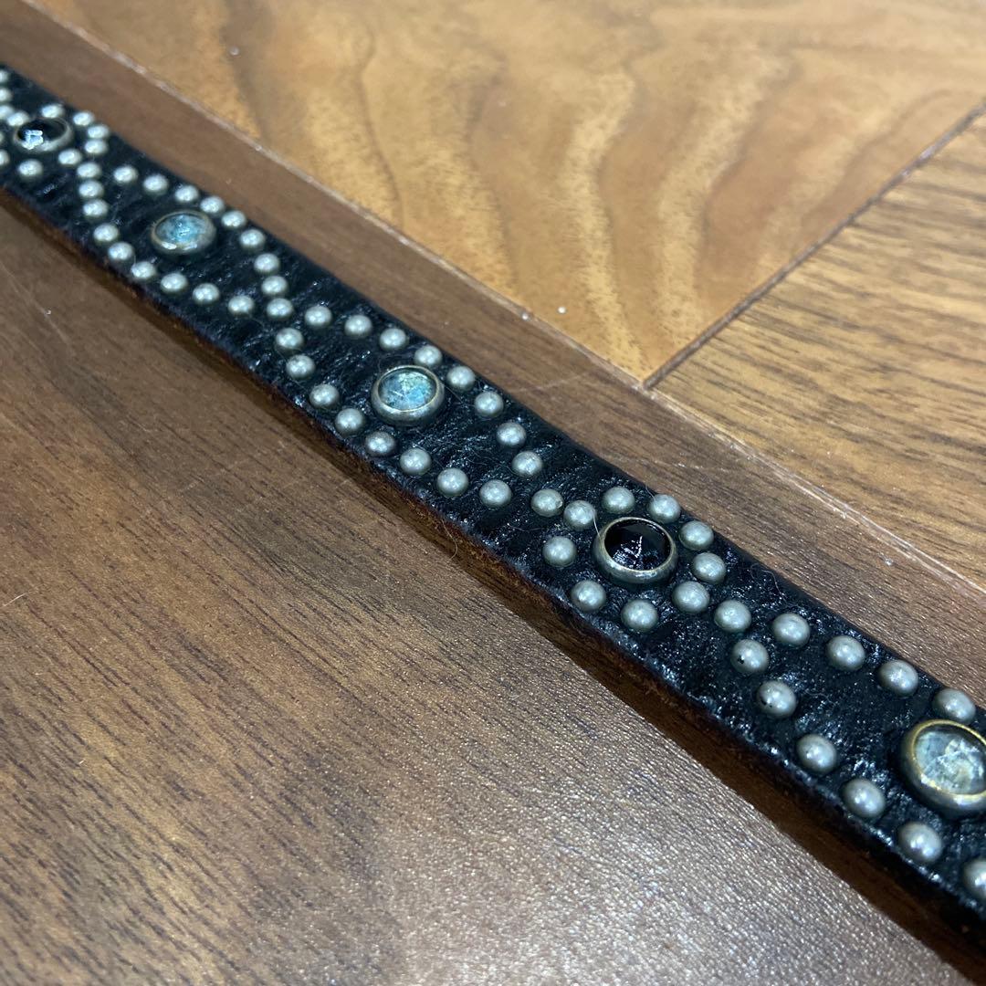 HTC ナロースタッズベルト マルチストーン 32inch TENDERLOIN