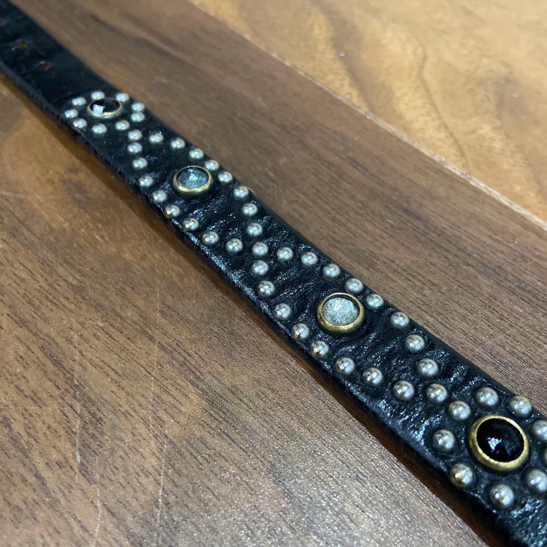 HTC ナロースタッズベルト マルチストーン 32inch TENDERLOIN