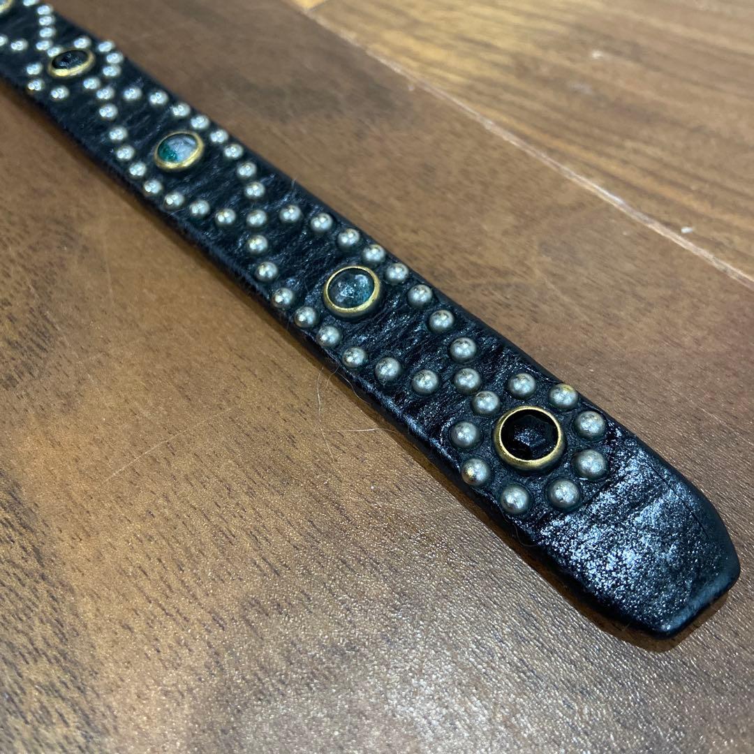 HTC ナロースタッズベルト マルチストーン 32inch TENDERLOIN