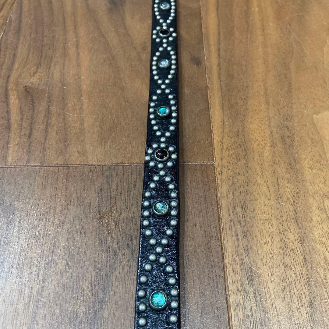 HTC ナロースタッズベルト マルチストーン 32inch TENDERLOIN