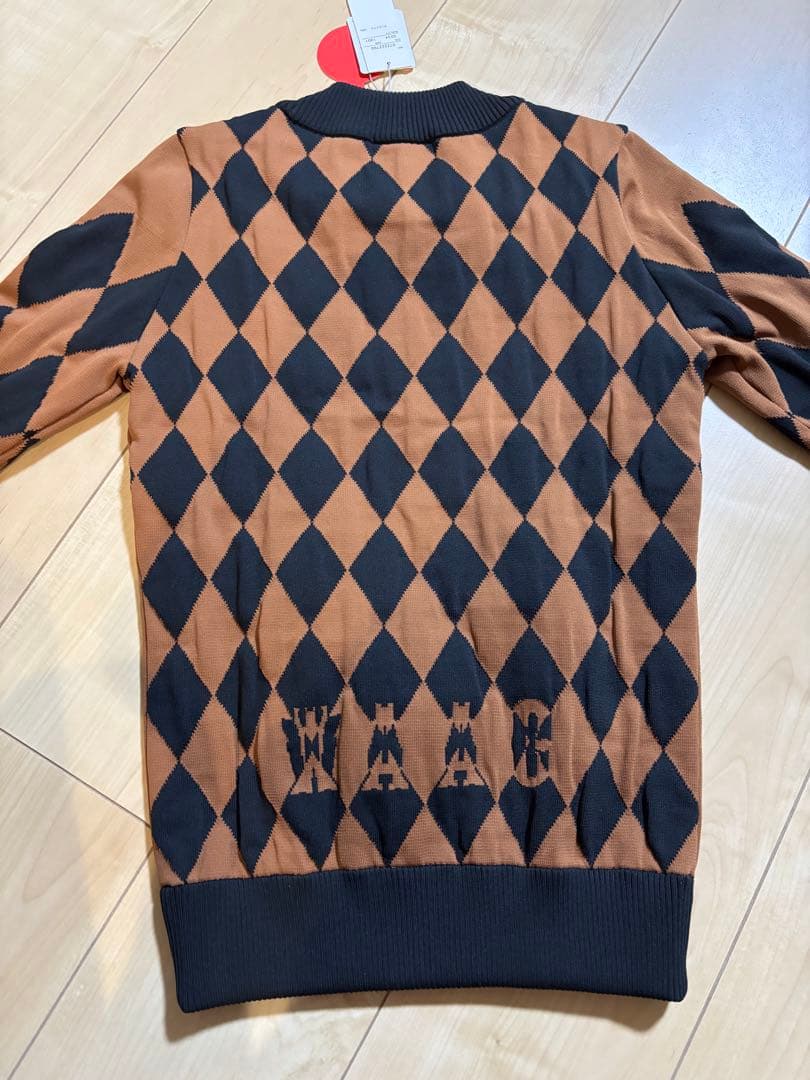 WAAC ダイヤモンドパターン セーター　新品未使用　サイズ1