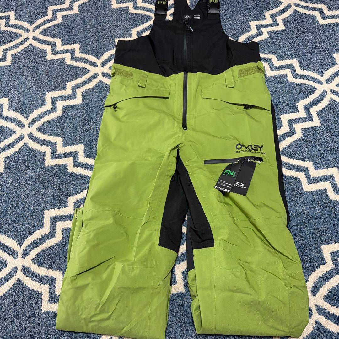 OAKLEY スノーボードウェア 上下セットグリーン/ブラック