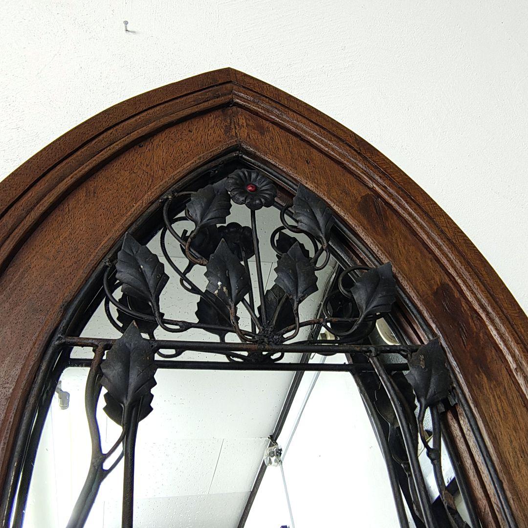 【Wooden Frame Mirror】木枠 ミラー 鏡