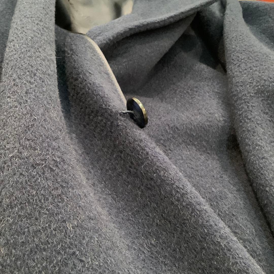 Max Mara マニュエラ　ネイビーキャメル100％コート　サイズ38