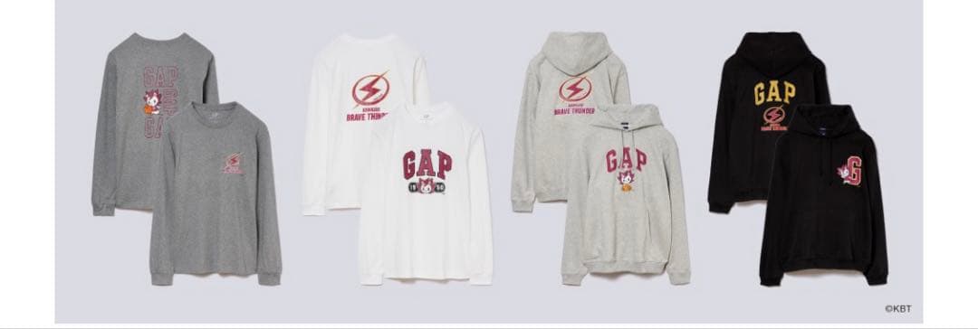 新品】GAP×川崎ブレイブサンダース 2店舗限定販売 オリジナルパーカー