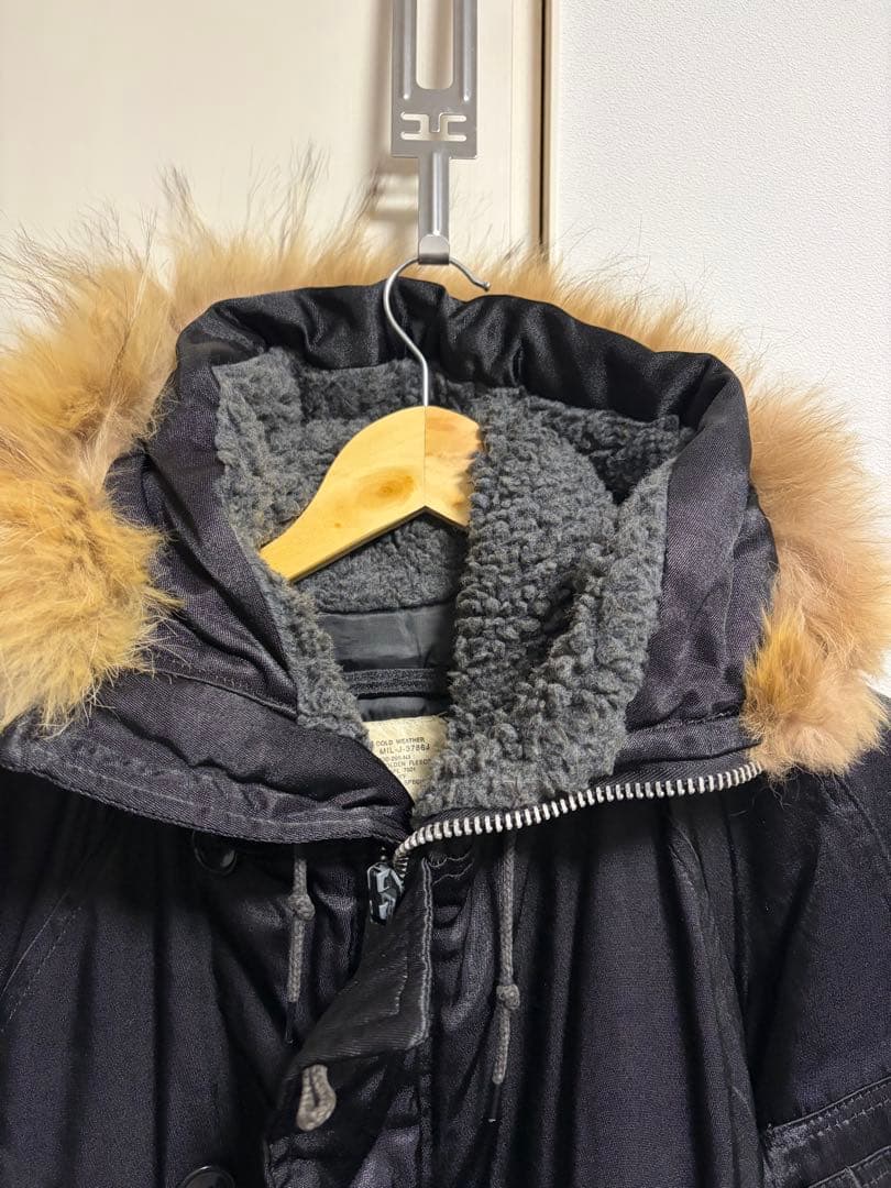 スピワックのN-3Bフライトジャケット　モッズコートタイタンクロス