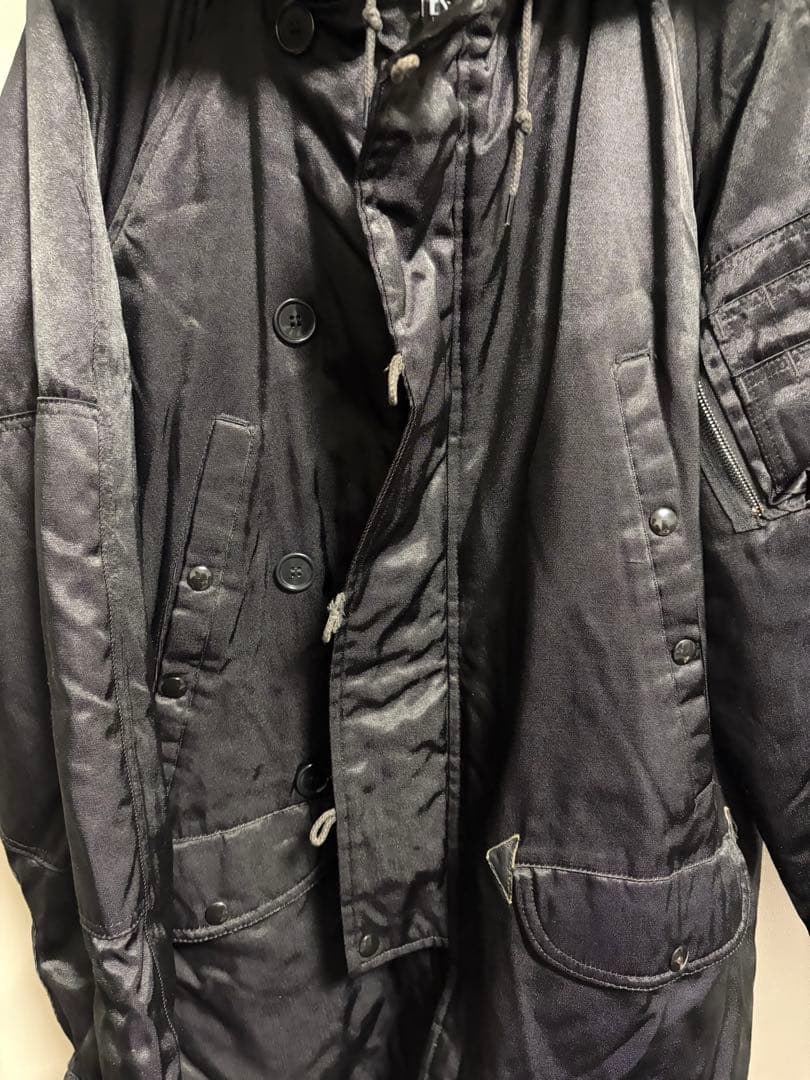 スピワックのN-3Bフライトジャケット　モッズコートタイタンクロス