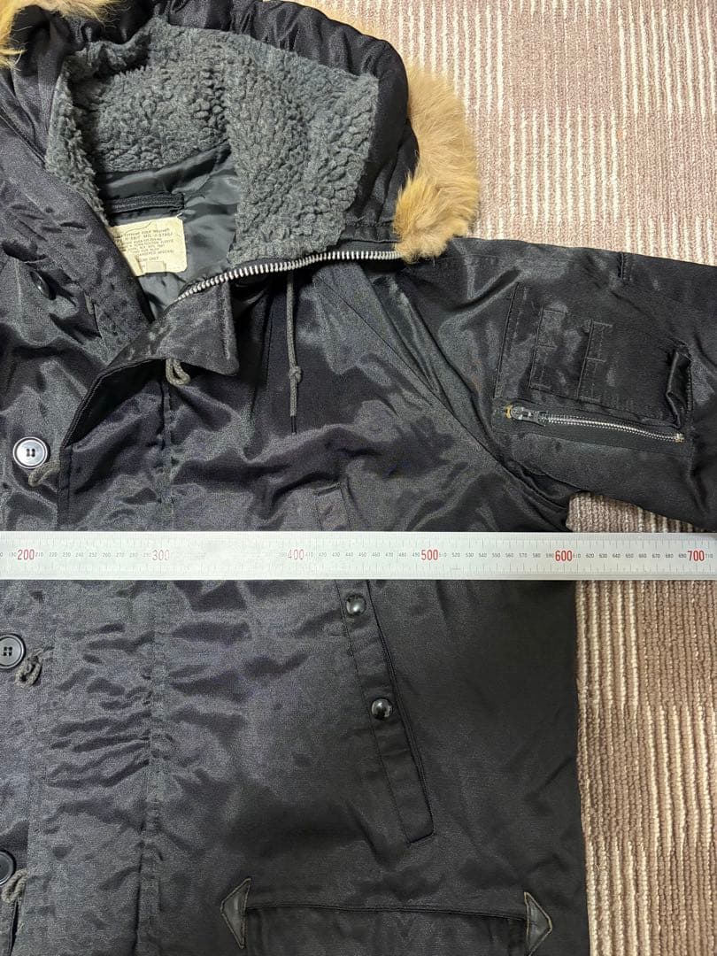 スピワックのN-3Bフライトジャケット　モッズコートタイタンクロス