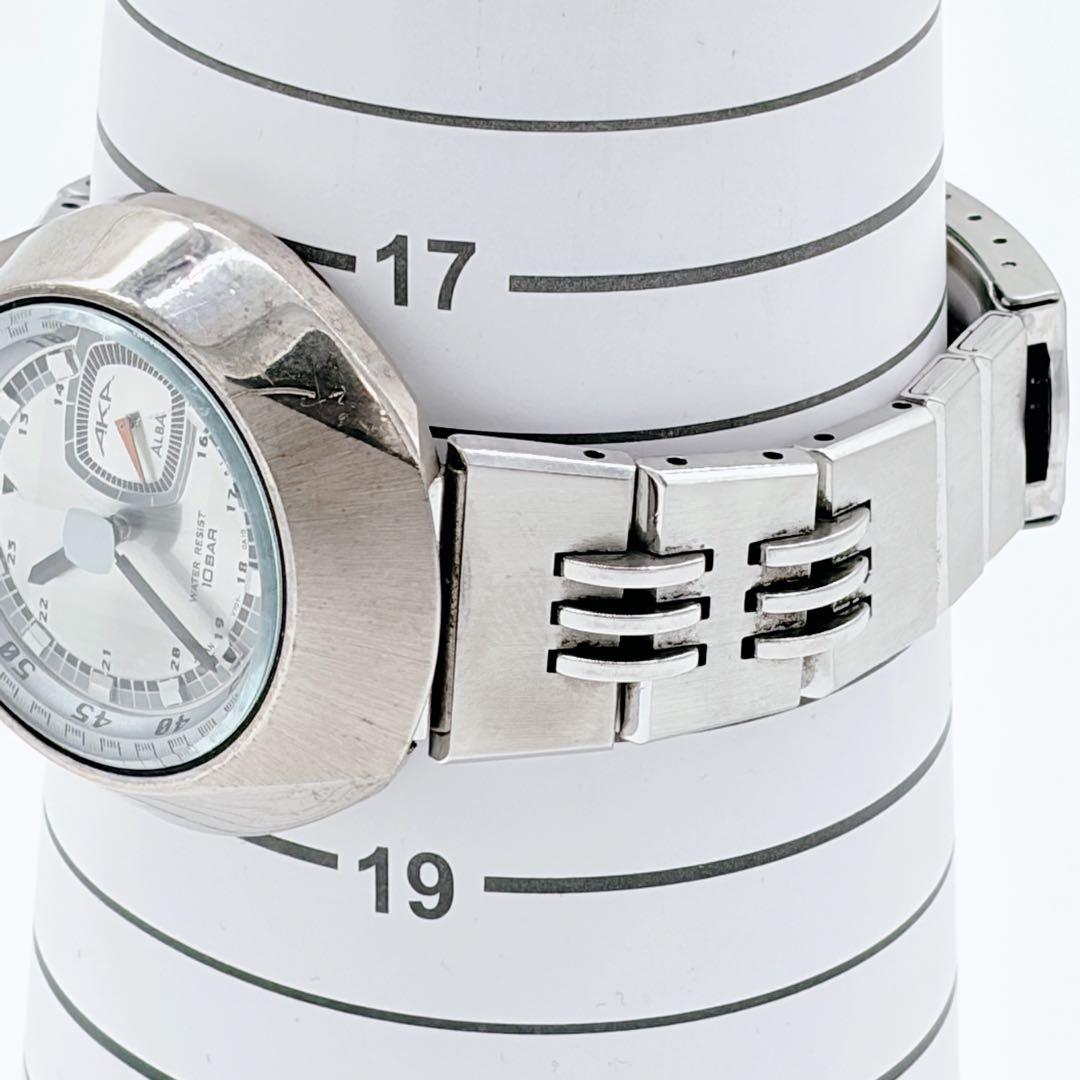 レア】 SEIKO ALBA AKA ユニコーン 一角ケース 立体ダイヤル SEIKO www