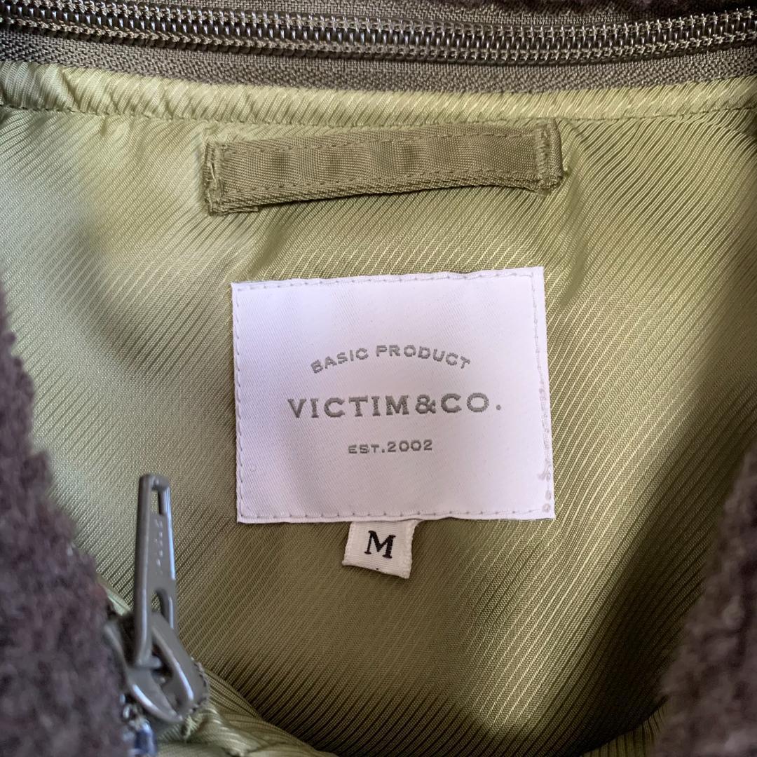 VICTIM ヴィクティム 襟ボア MA-1 ジャケット Mサイズ 日本製 - メルカリ