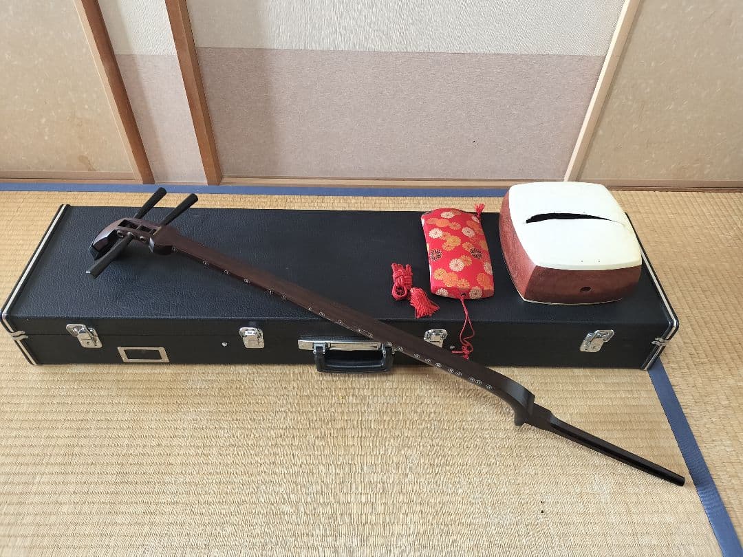 高級 和楽器 三味線 ハードケース付き