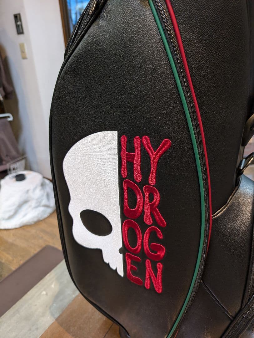 ジ*ン様 HYDROGEN スカルデザイン キャディバッグ