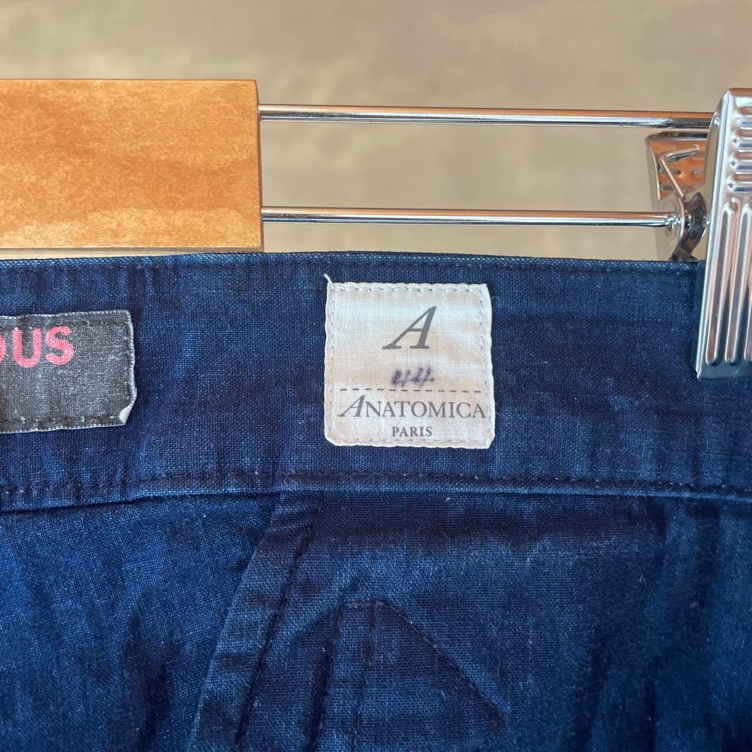 ANATOMICA FISHERMAN PANTS INDIGO POPLIN