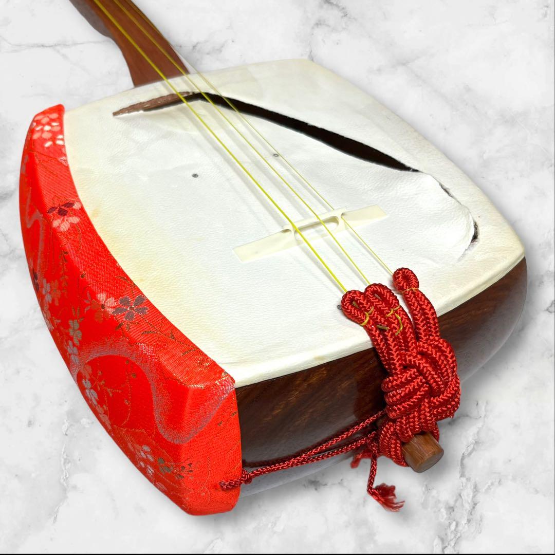 三味線 伝統楽器 撥 ハードケース付き