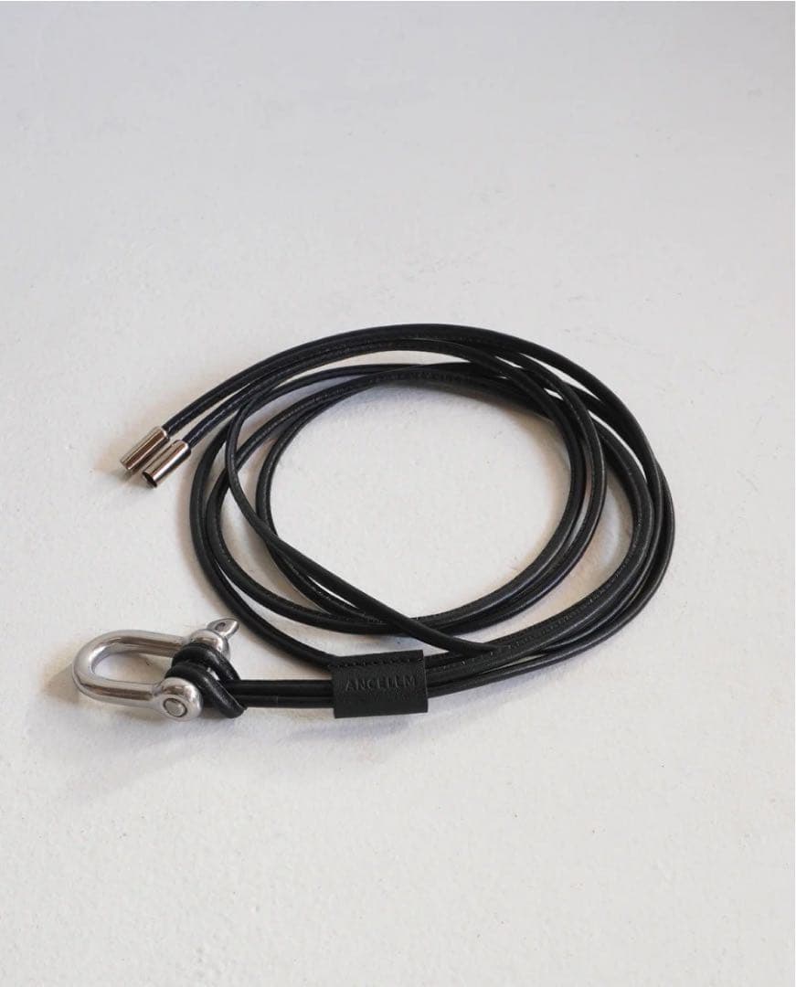 ANCELLM LEATHER ROPE BELT レザーロープベルト 25SS - メルカリ