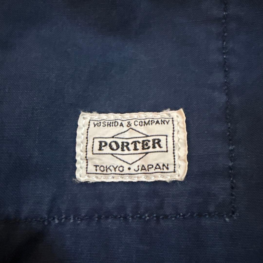 ポーター ディープブルー ショルダーバッグ 藍染め インディゴ