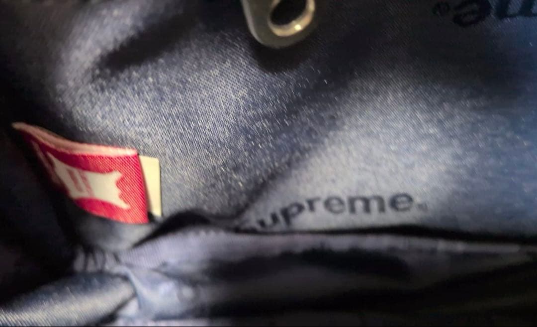 バッグ Supreme Fat Tip Jacquard Denim Waist Bag