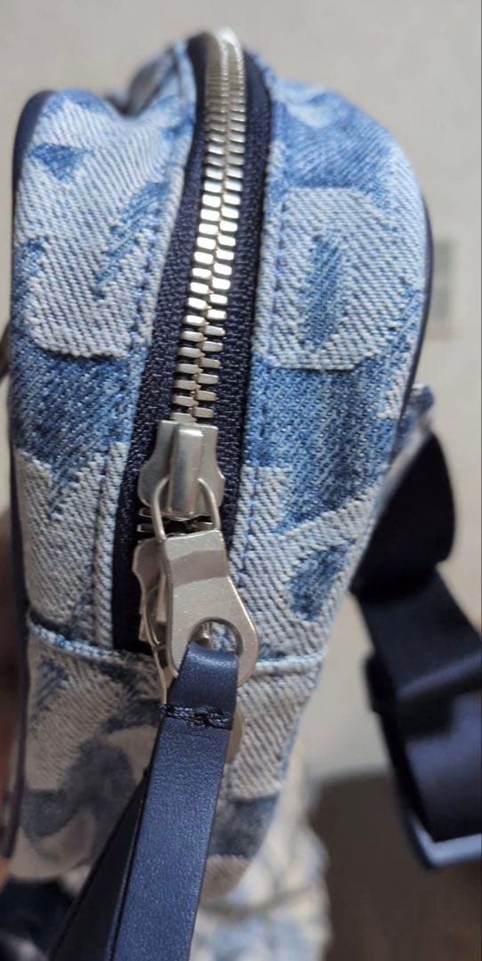 バッグ Supreme Fat Tip Jacquard Denim Waist Bag