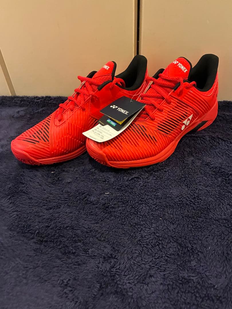 極美品YONEX POWER CUSHION SONICAGE2 赤 26.5
