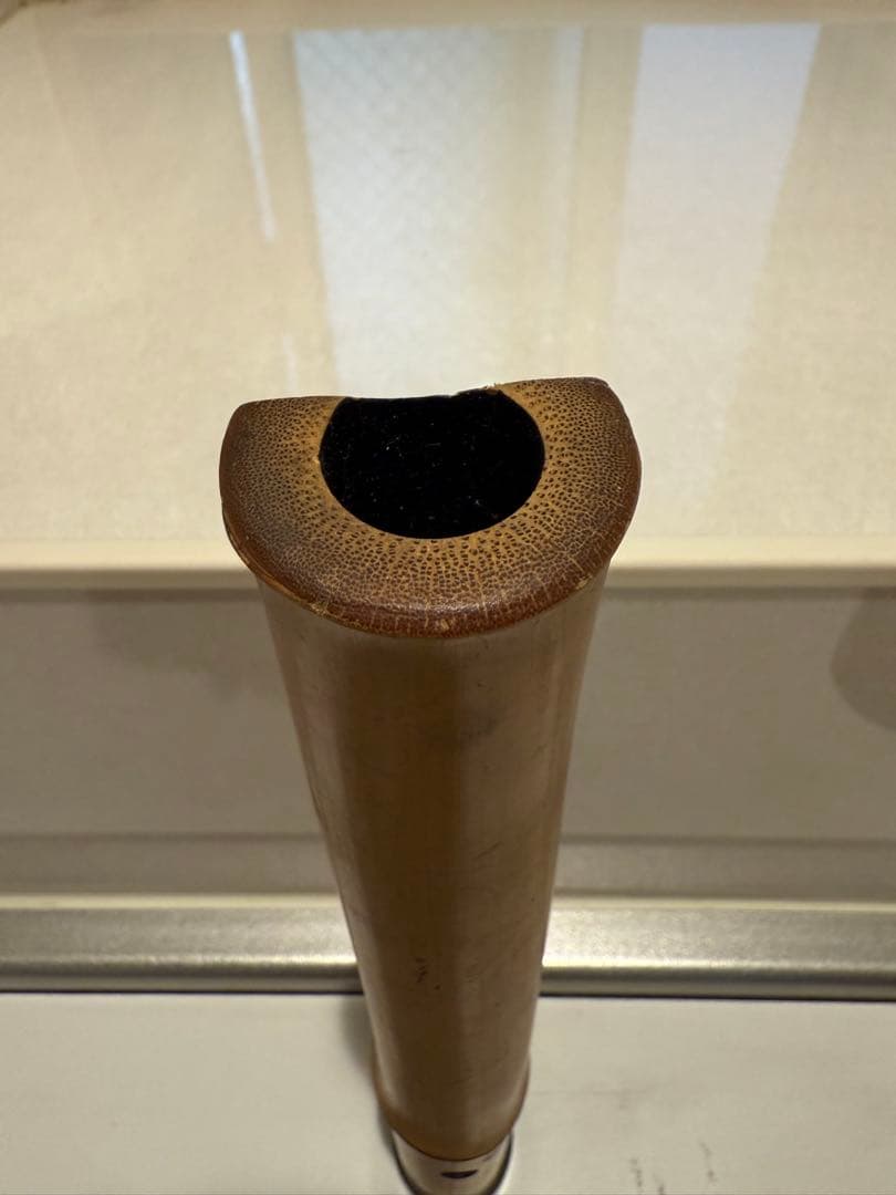 【現状品】竹製 晄山 二本継 尺八｜全長 約55㎝ 1尺8寸｜和楽器・木管楽器