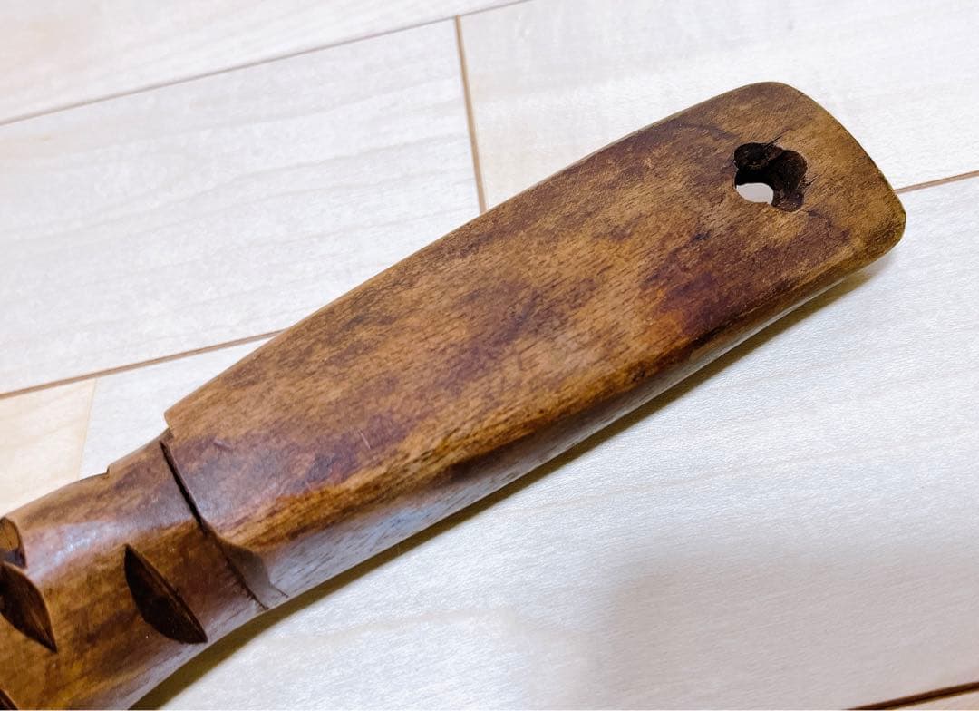 巨大☆ 木製☆ 大きなスプーン&フォーク セット 置き物 置物 オブジェ