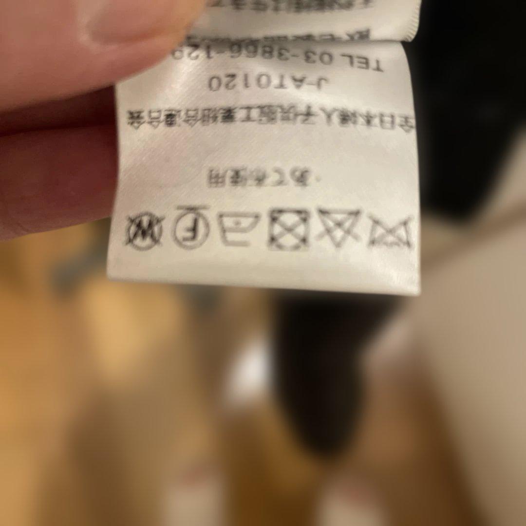 ブルーフォックスファー付きブラックカシミア混ウールロングコート　新品未使用品