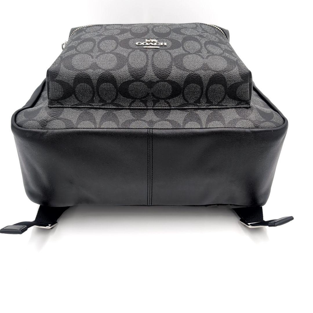 未使用級✨️ コーチ リュック 58314 シグネチャー PVC レザー 黒