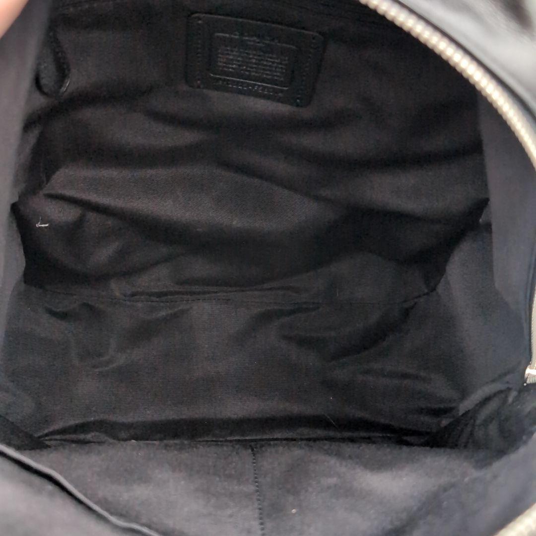 未使用級✨️ コーチ リュック 58314 シグネチャー PVC レザー 黒