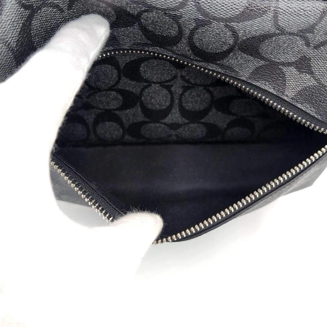 未使用級✨️ コーチ リュック 58314 シグネチャー PVC レザー 黒