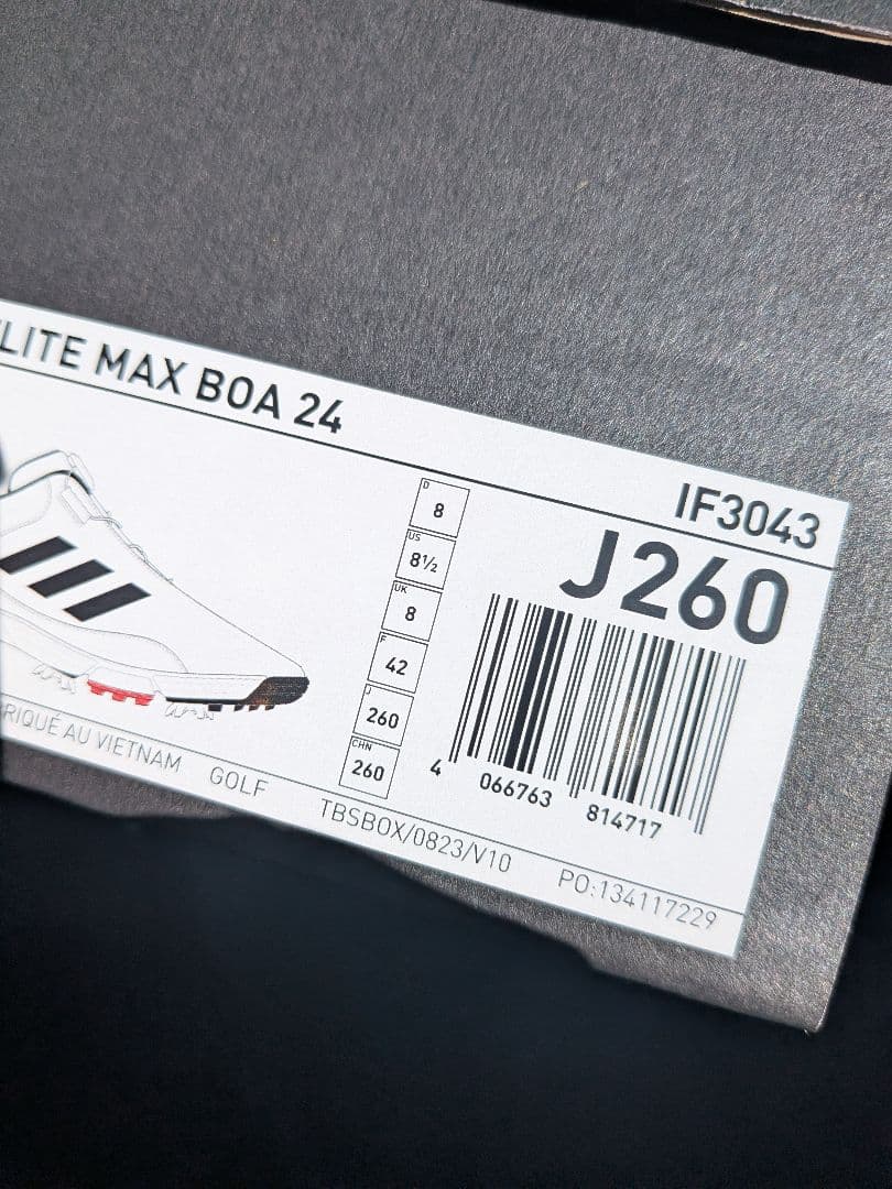 アディダス ゴルフシューズ lite Max BOA 24 26.0cm