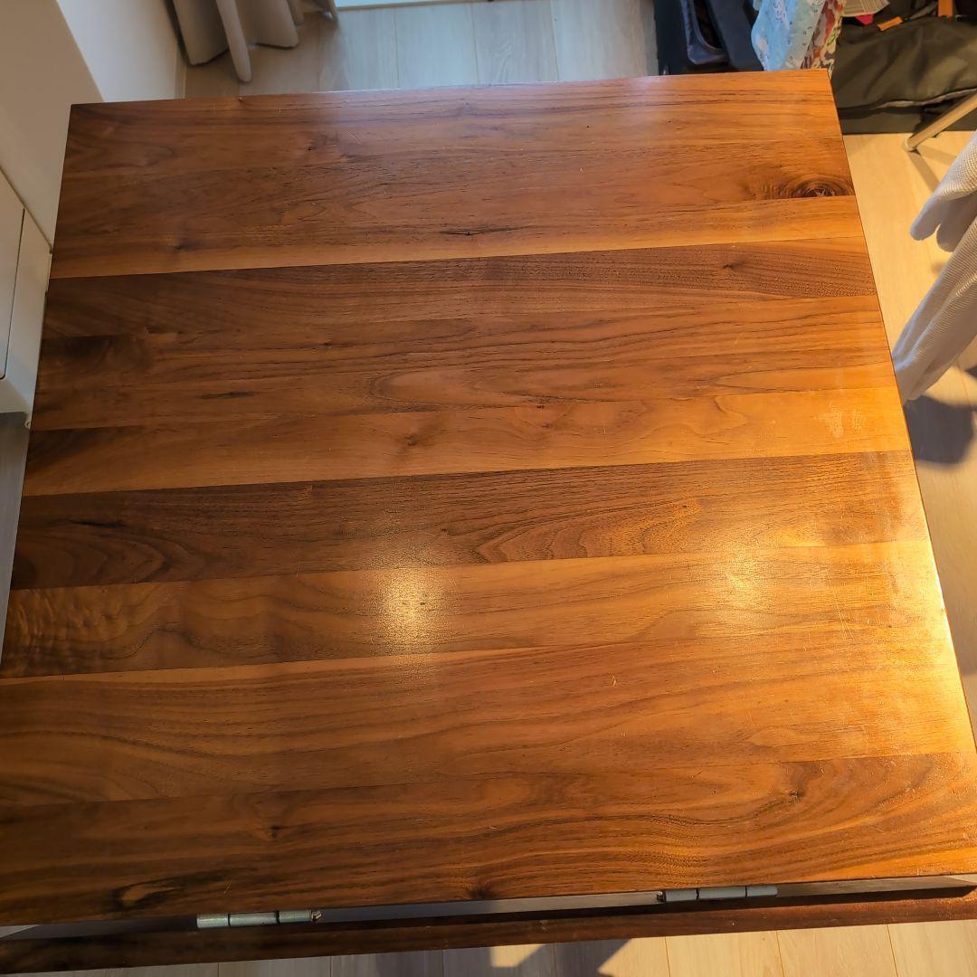 無印 エクステンションテーブル ウォールナット W1200　廃盤　希少