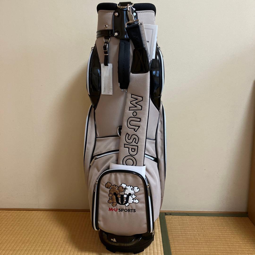 新品未使用　MU SPORTS ゴルフキャディバッグ 8.5型 レディース